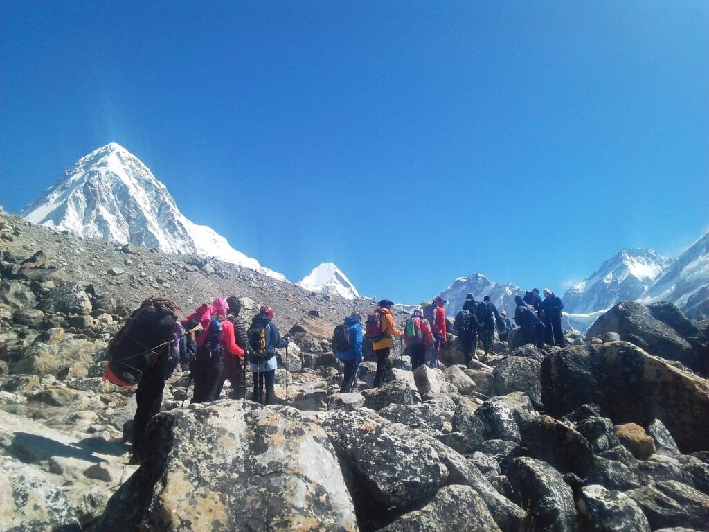 Trekking in Nepal in October